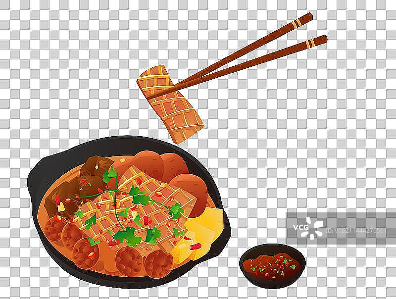 佛山传统美食小吃牛杂煲图片素材