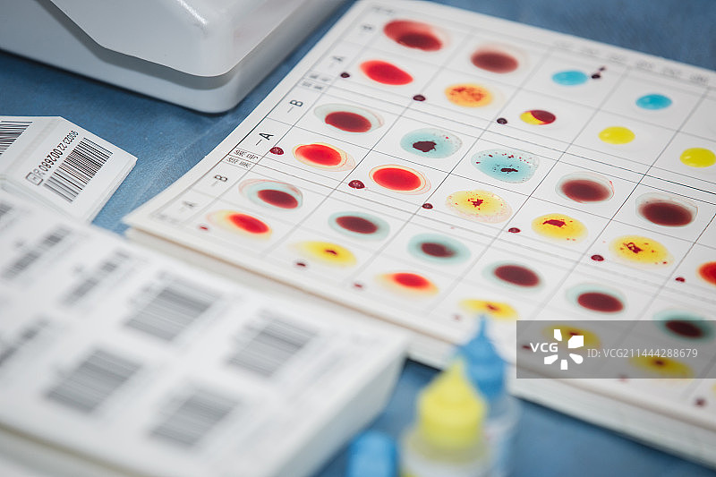 献血验血型图片素材