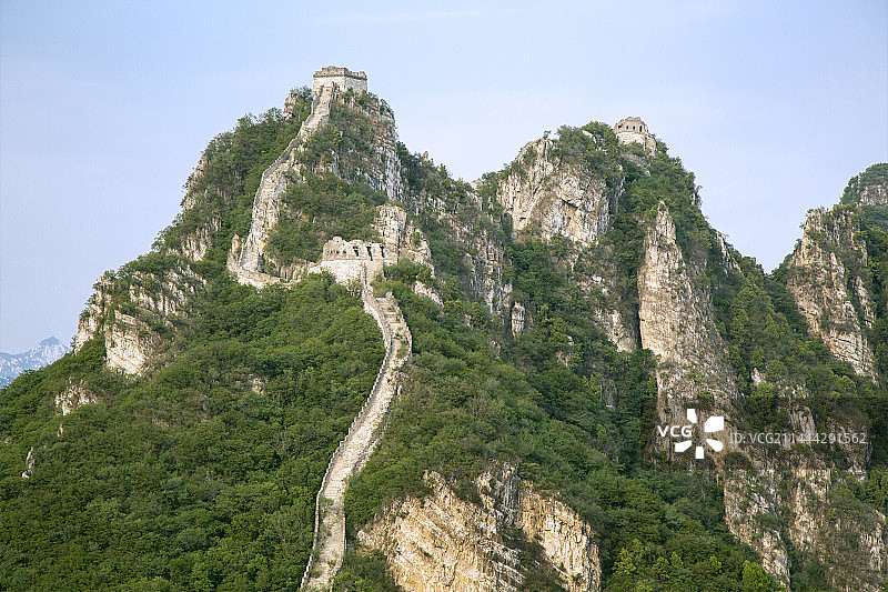 中国北京市怀柔区“箭扣长城”风光图片素材