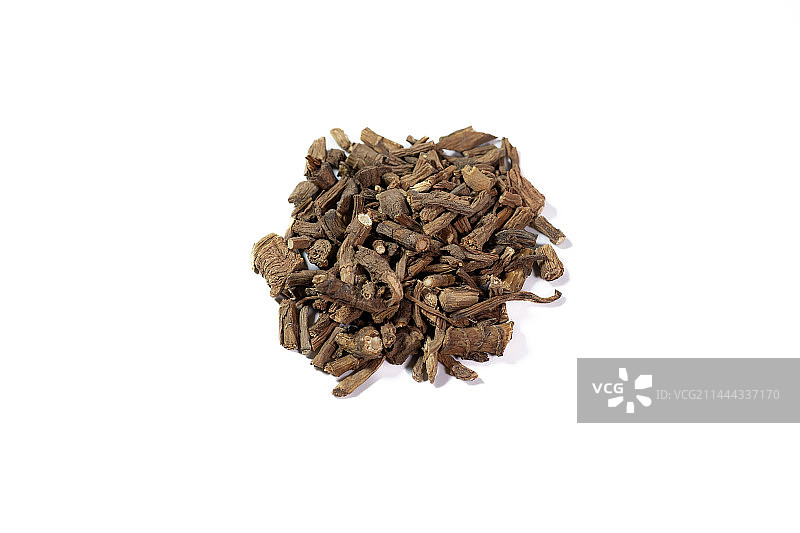 白背景中草药药材柴胡图片素材