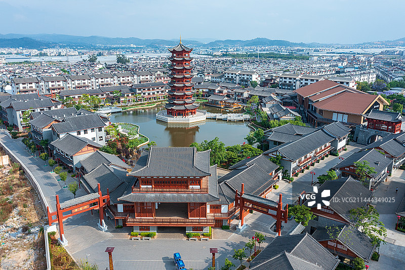 云南省玉溪市红塔区大营街幸福小镇图片素材