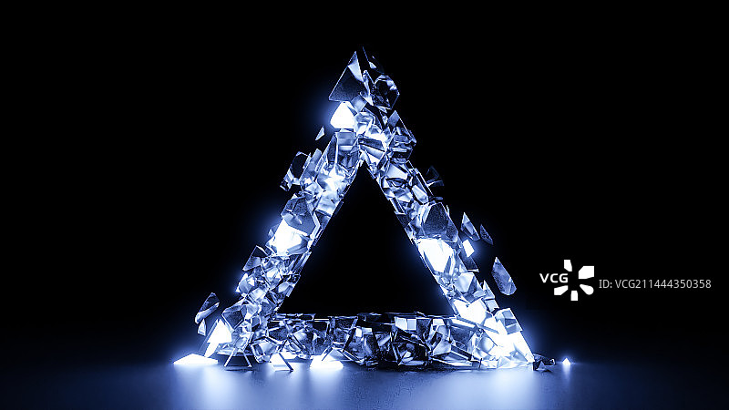 3D 抽象几何 光线粒子 背景图片素材