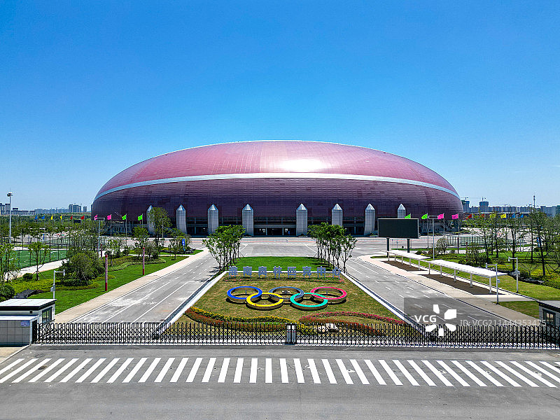 淮南奥林匹克中心图片素材