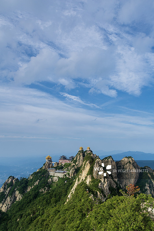 洛阳栾川县道教圣地老君山图片素材