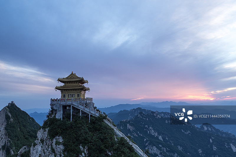 洛阳栾川县道教圣地老君山图片素材