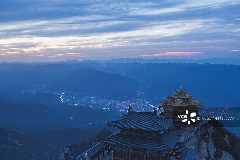 洛阳栾川县道教圣地老君山图片素材