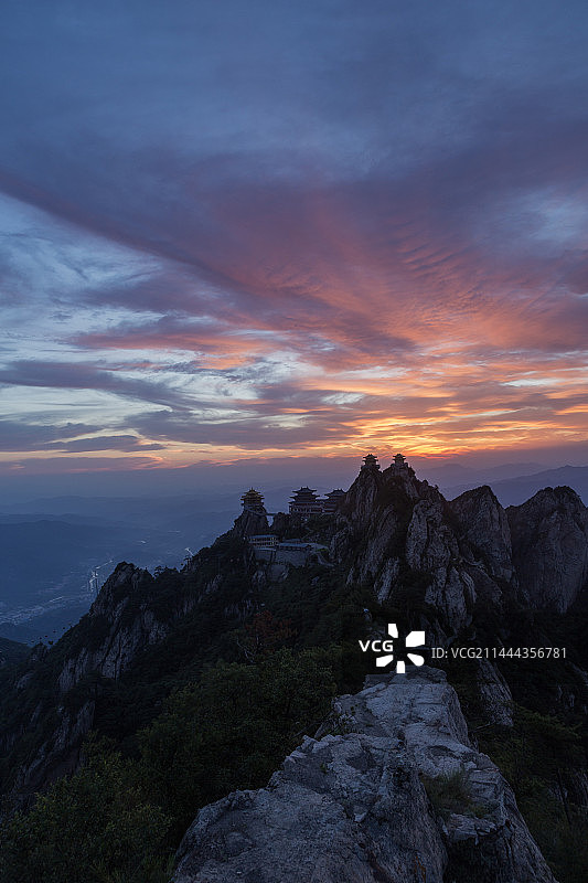 洛阳栾川县道教圣地老君山图片素材