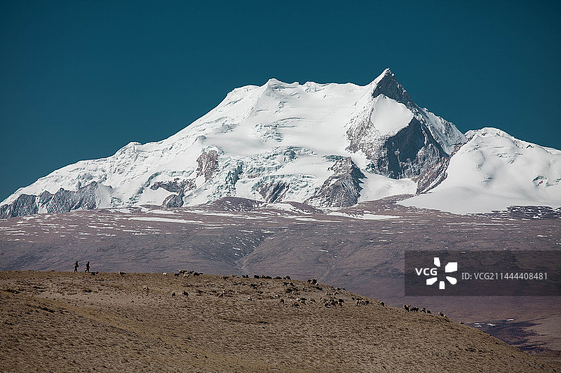 希夏邦马峰图片素材