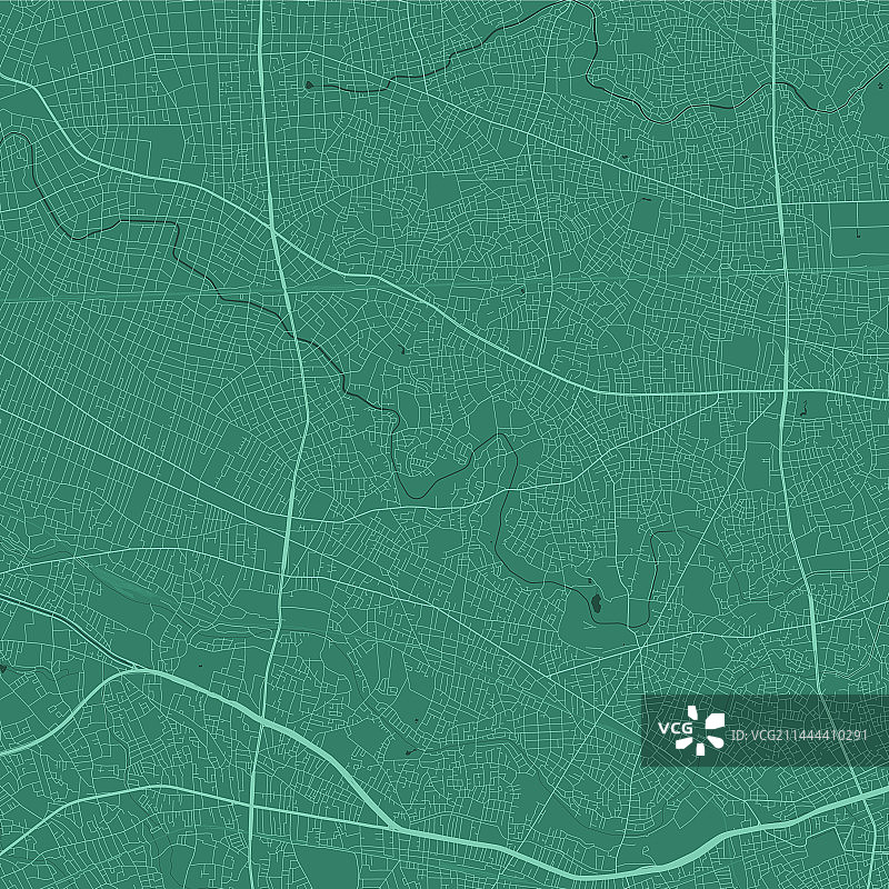 杉并市线性地图海报图片素材