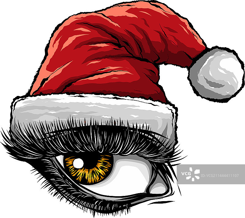 美丽的女人眼睛特写图片素材