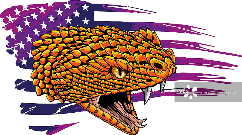 手绘蛇头设计图片素材