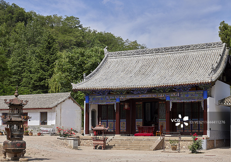 甘肃省天水市南郭寺图片素材