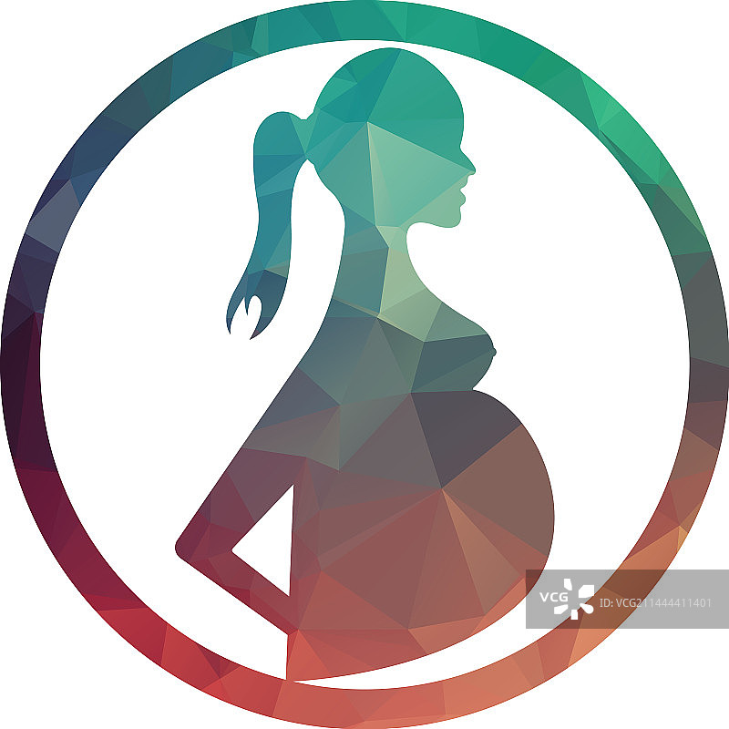 孕妇Logo图标模板图片素材