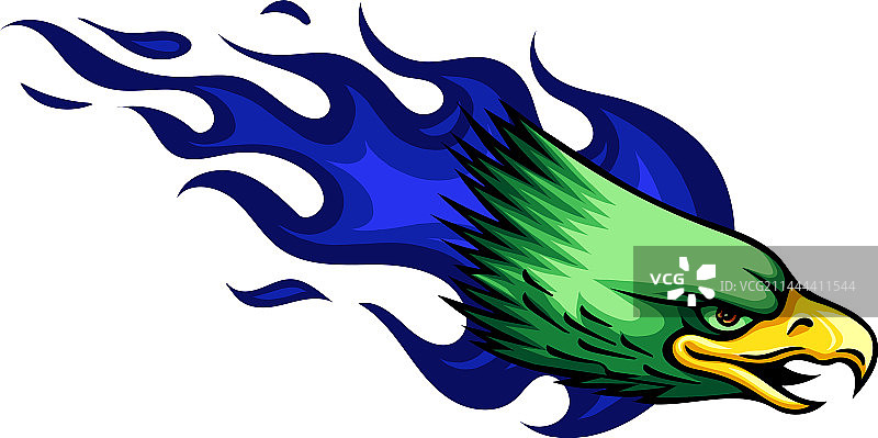 老鹰吉祥物头像设计图片素材