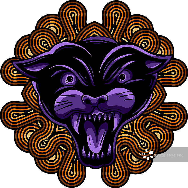 愤怒的黑豹图片素材