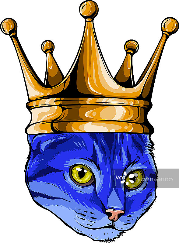 猫头设计手绘图片素材