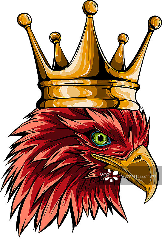 老鹰吉祥物头像设计图片素材