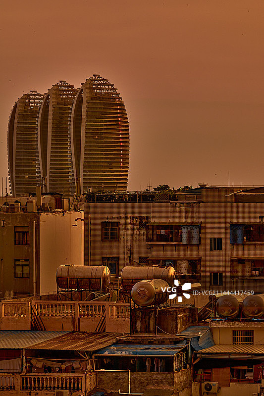 都市风光三亚吉阳区河西路三亚河风光图片素材