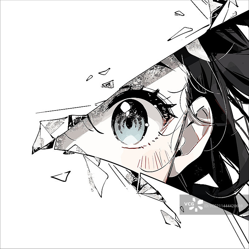 漫画眼睛图片素材