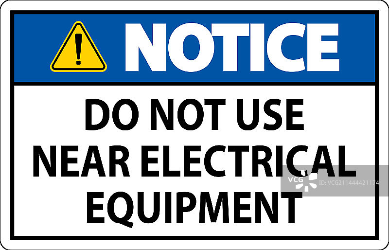 请勿在电气设备附近使用图片素材