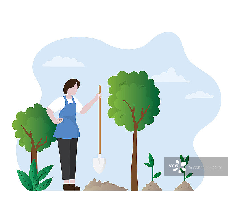 充满活力的人物展示图片素材