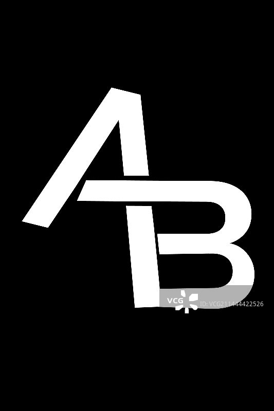 ab字母logo图片素材