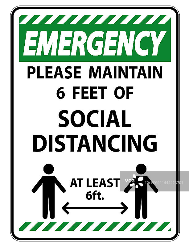 为了您的安全，请保持社交距离图片素材