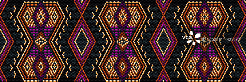 民族风马赛克装饰图案图片素材