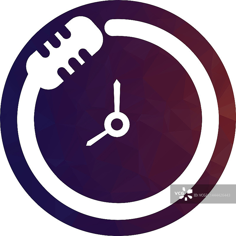 播客时间Logo设计模板图片素材