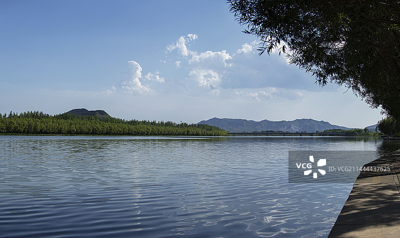 水天一色图片素材