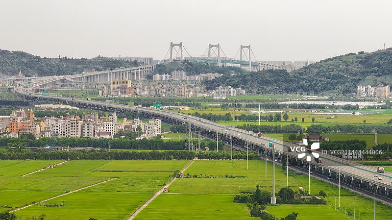 黄华岐头G15高速连接北口大桥图片素材