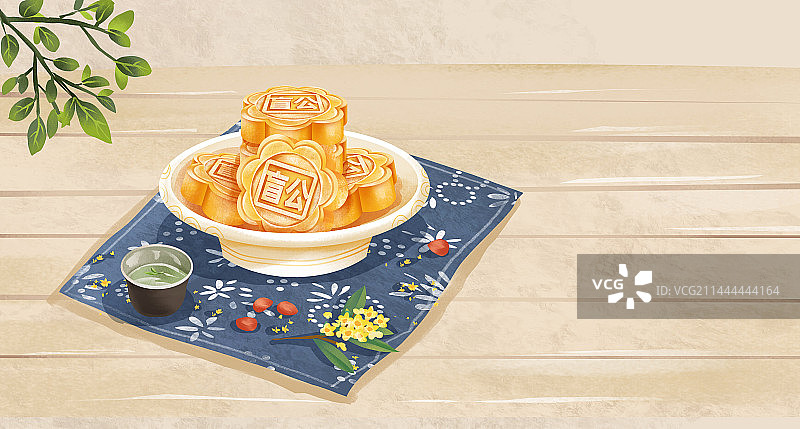 广东佛山城市特色美食 盲公饼图片素材