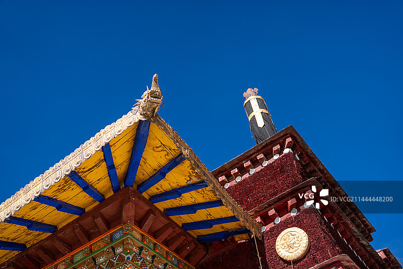 西藏拉萨色拉寺图片素材