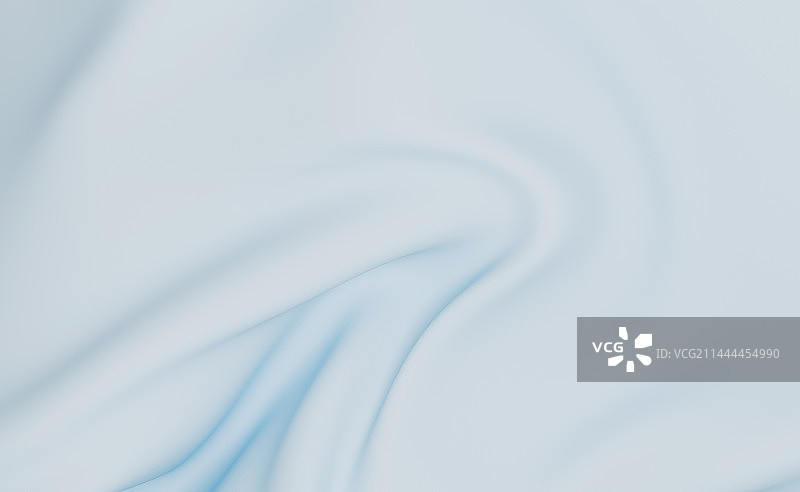 柔软的蓝色布料3D渲染图片素材