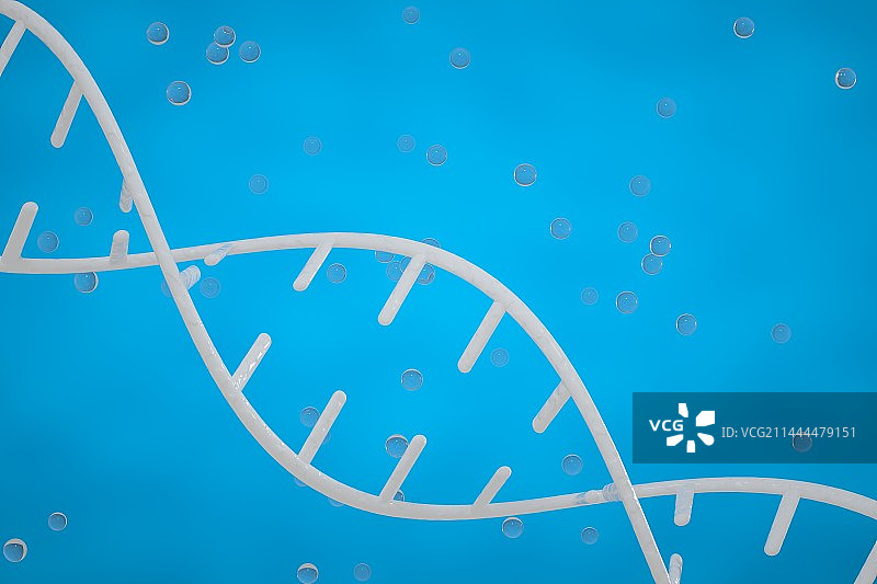 三维图形基因分子空间背景图片素材