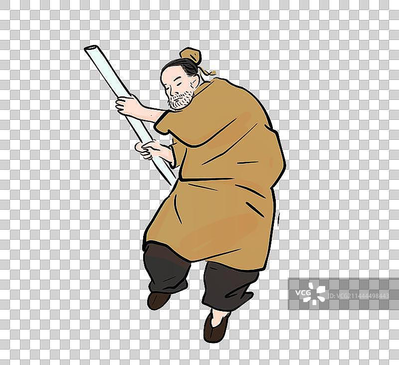 中国风古典风格中国画人物元素文学艺术图片素材