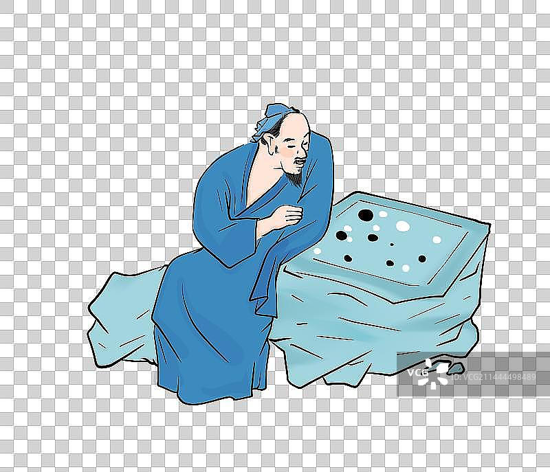 中国风古典风格中国画人物元素文学艺术图片素材