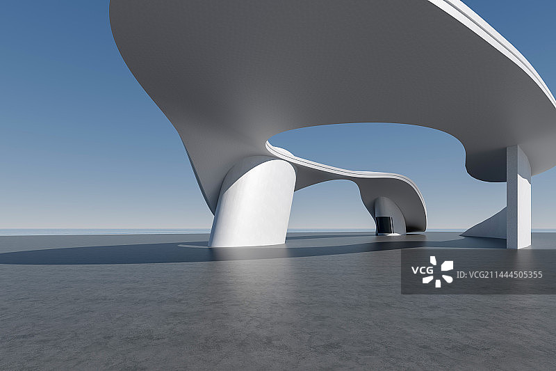 三维抽象建筑图片素材