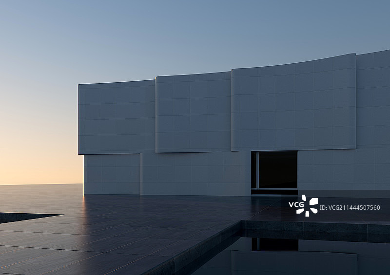 混凝土建筑体图片素材