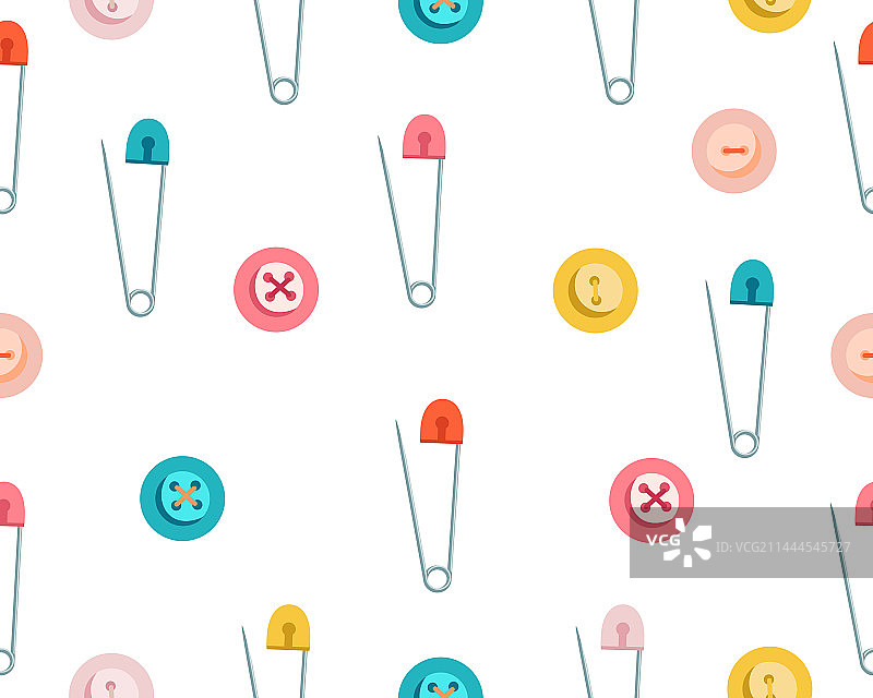 缝纫工具无缝图案图片素材