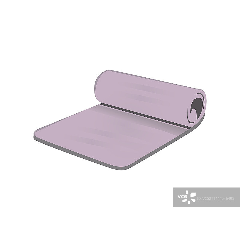 健身运动：橡胶瑜伽垫图片素材