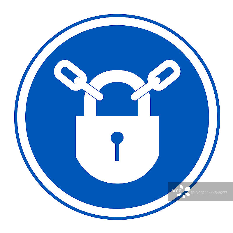 PPE图标，锁定符号图片素材