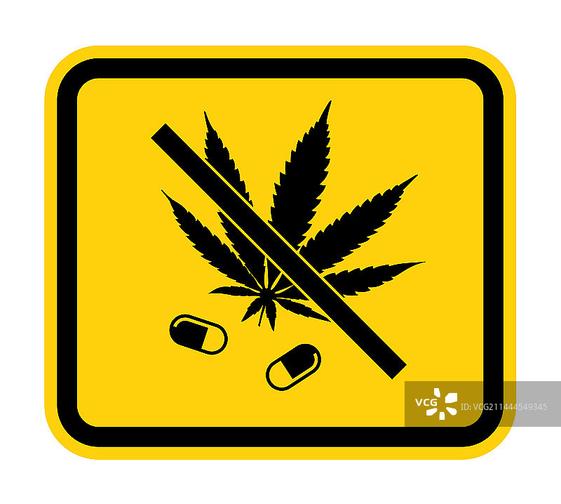 禁止吸毒标志图片素材