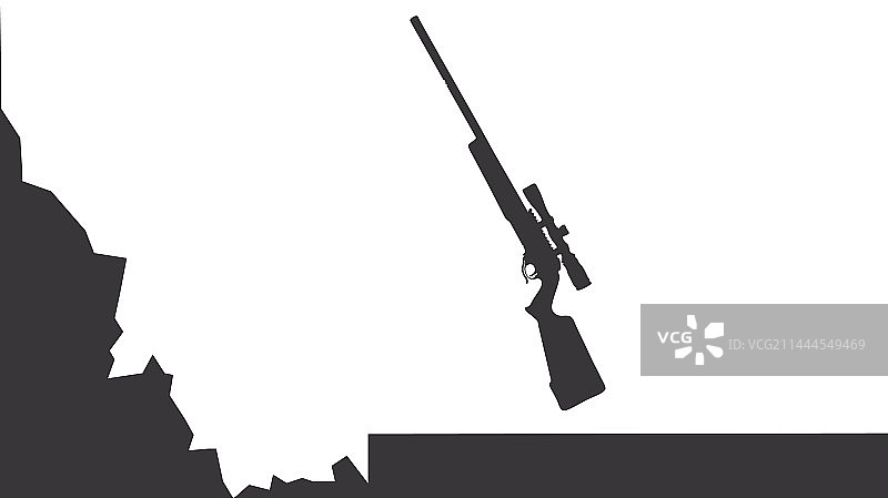 蒙大拿州——猎枪图片素材