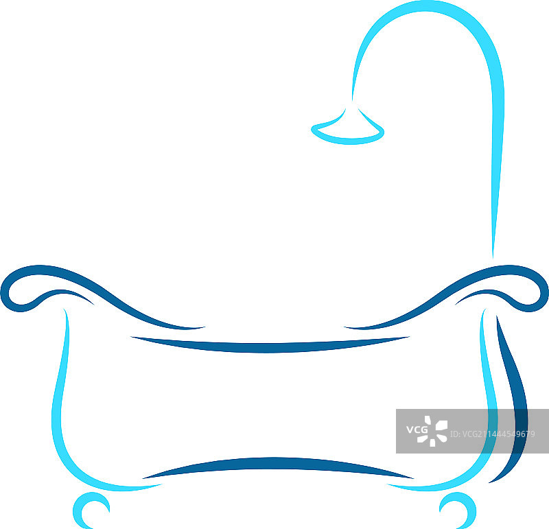 浴缸标志图标设计图片素材