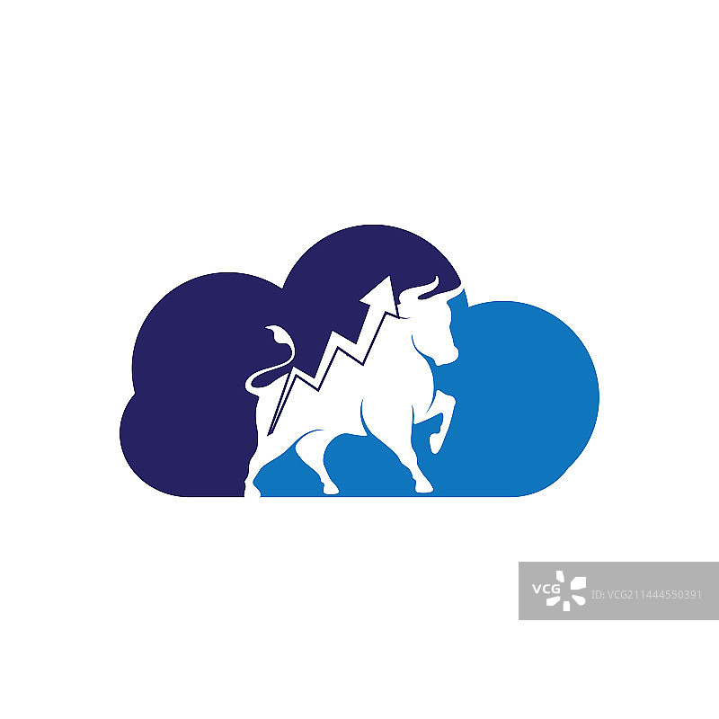 交易牛市标志图标图片素材