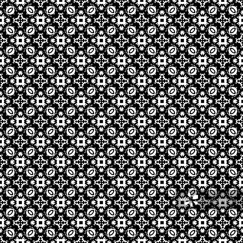 黑白无缝图案纹理图片素材