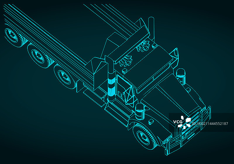 倾卸卡车特写图片素材