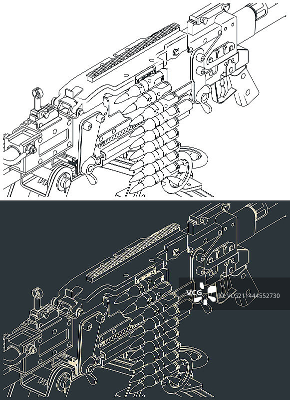 重机枪特写图片素材