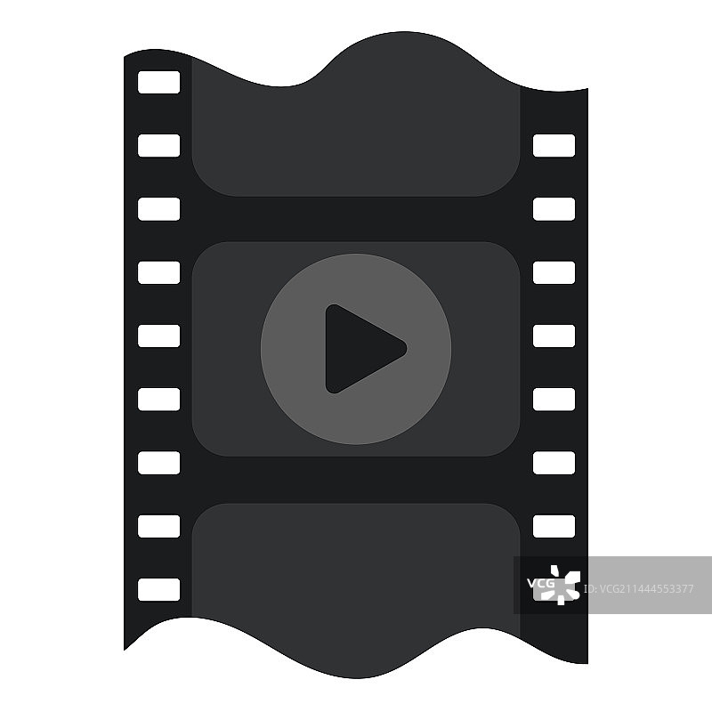 可爱卡通胶片电影概念图片素材